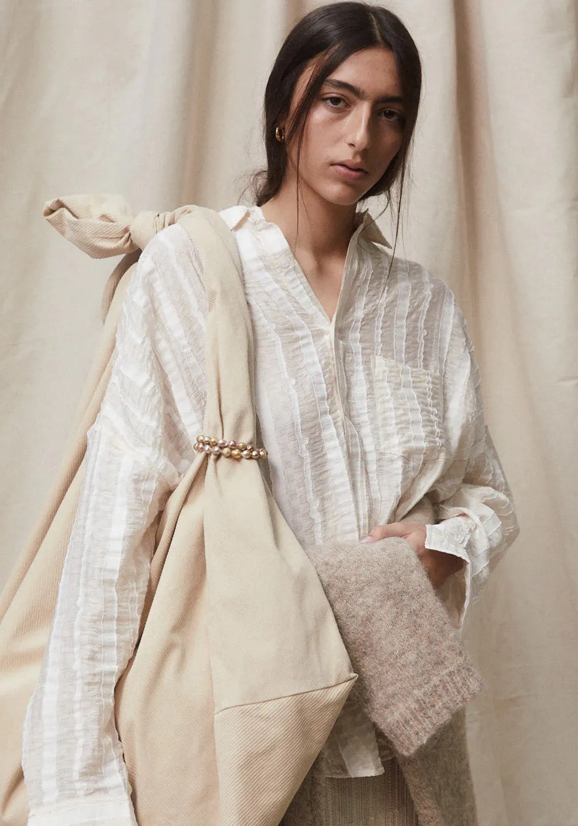 MICOLA LONGSLEEVE SHIRT WHITE