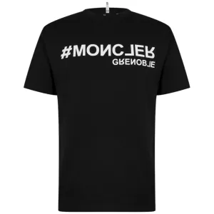 Moncler Grenoble Black Logo T-Shirt