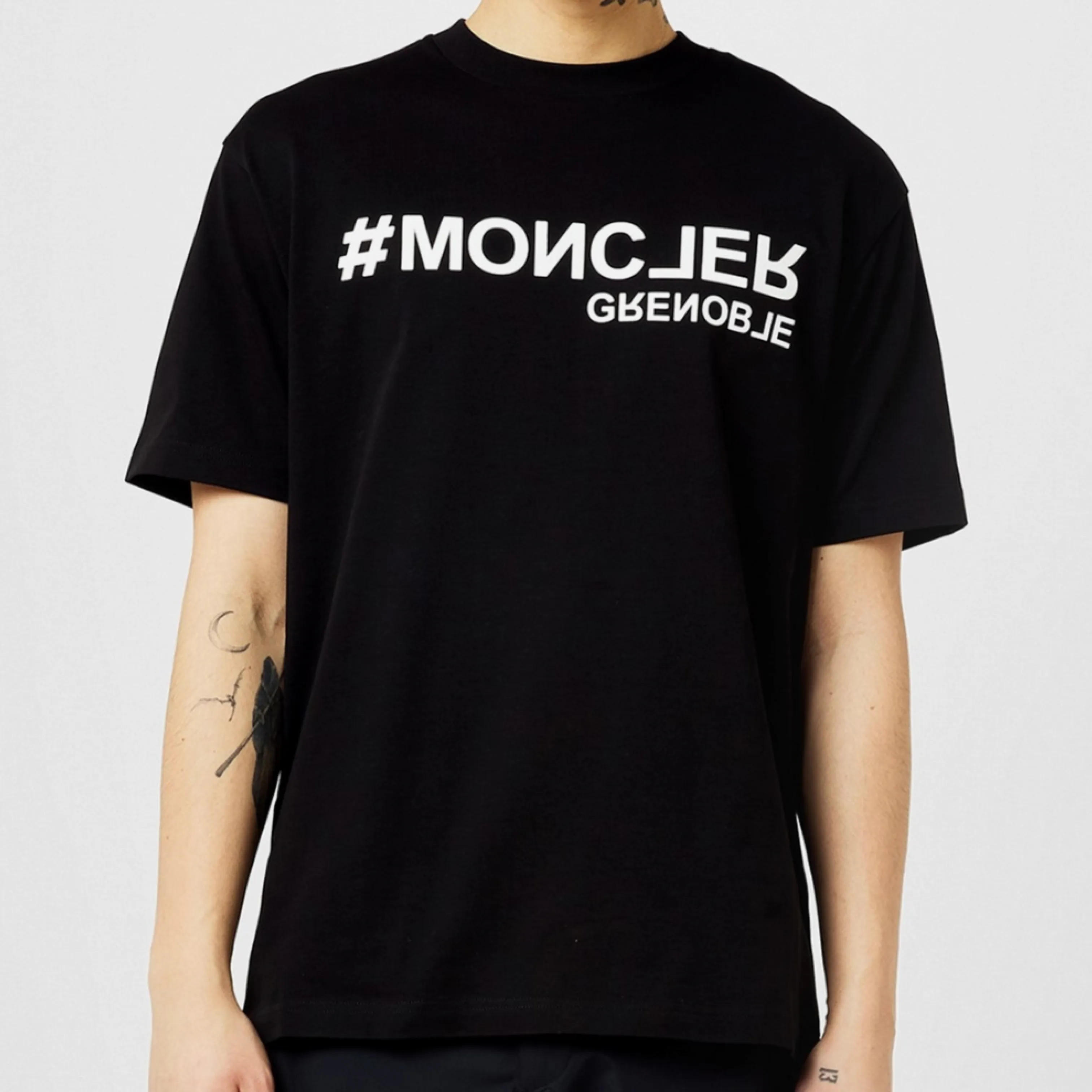 Moncler Grenoble Black Logo T-Shirt