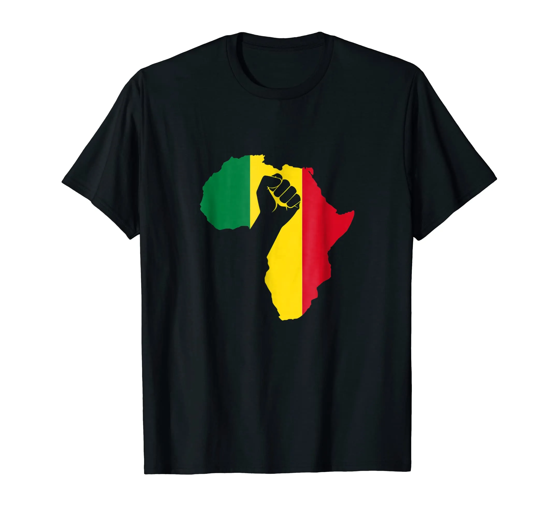 Mother Africa Black Power Raised Fist! Black Pride T-Shirt