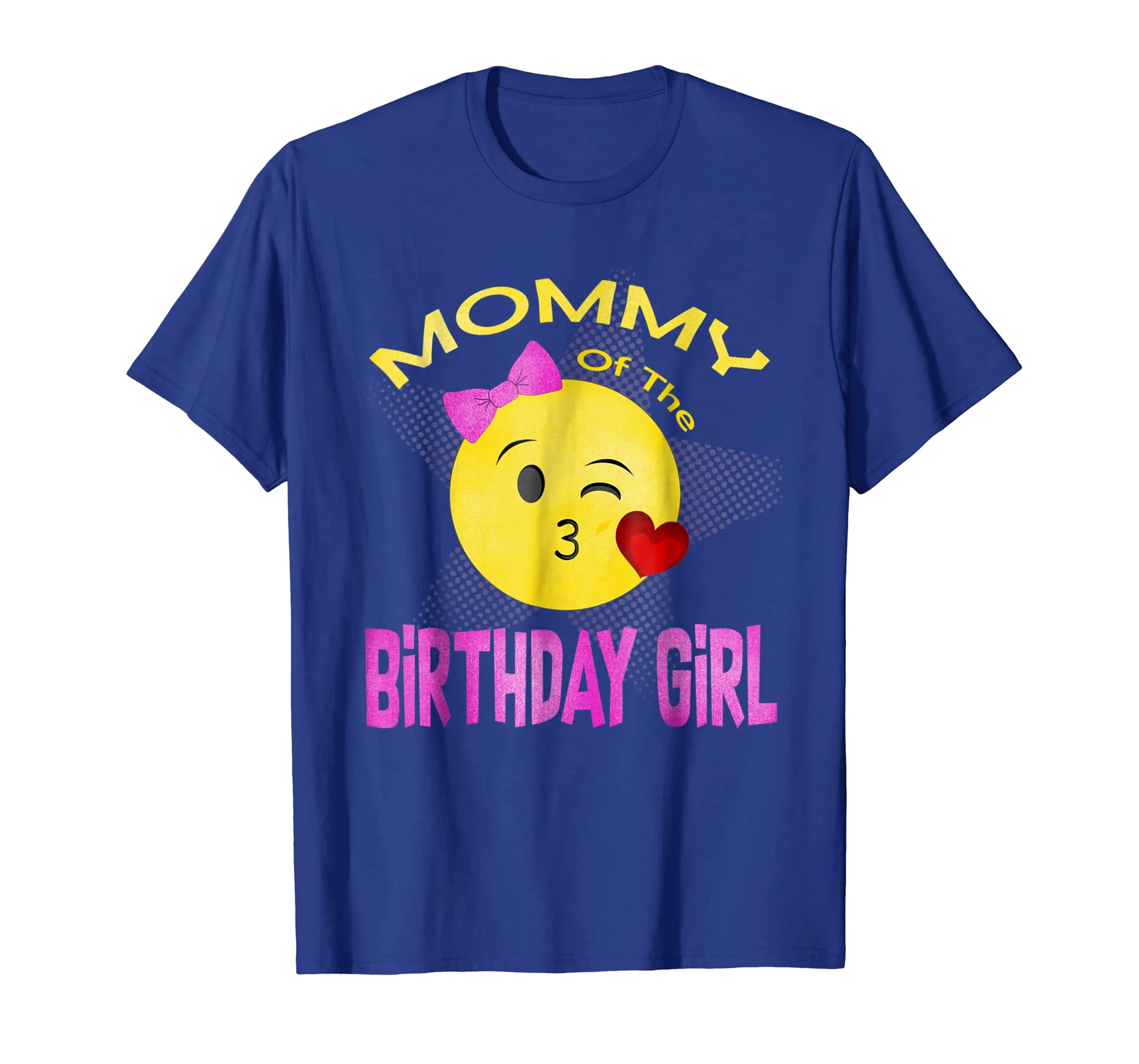 Mother Emoji Birthday Party T-Shirt Mommy Daughter Tee Shirt