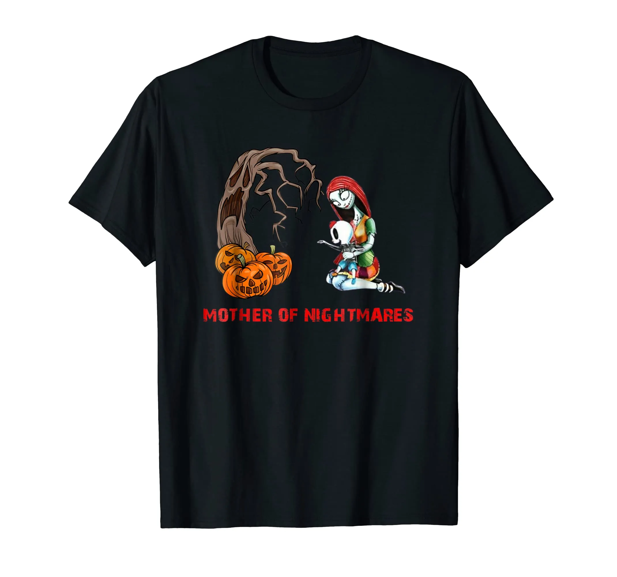 Mother of Nightmare Daughter Halloween Mom Costume T-shirt