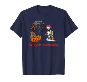 Mother of Nightmare Daughter Halloween Mom Costume T-shirt