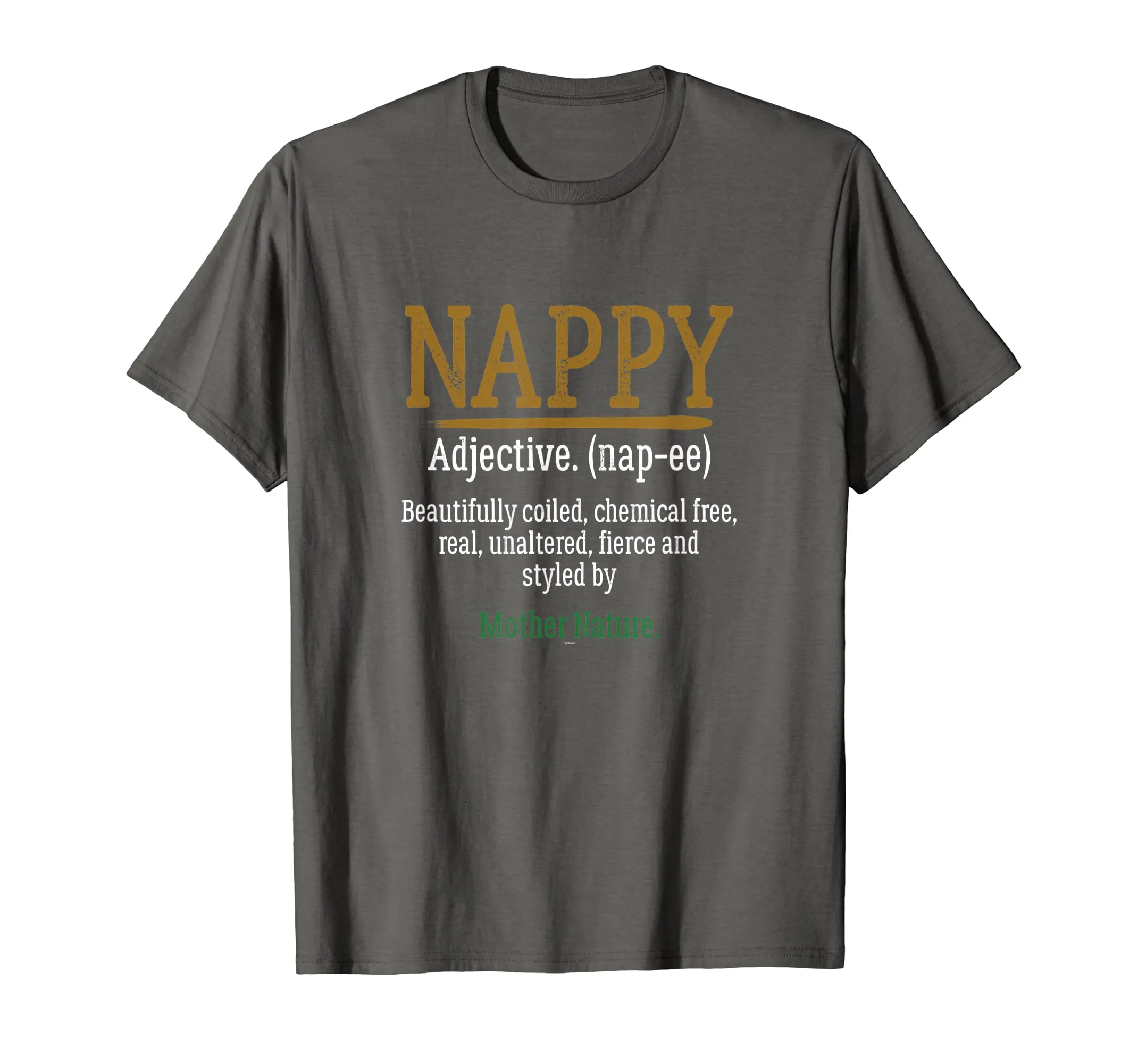 Nappy Definition Mother Nature Graphic Art T Shirt