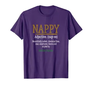 Nappy Definition Mother Nature Graphic Art T Shirt