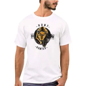 Nutcase Designer Round Neck Men's T-Shirt Wrinkle-Free Poly Cotton Tees - Hunted