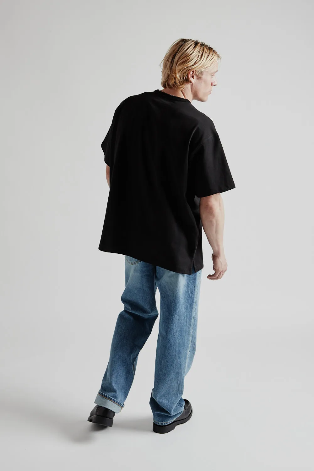 OG Double Rib Oversized Tee - Black