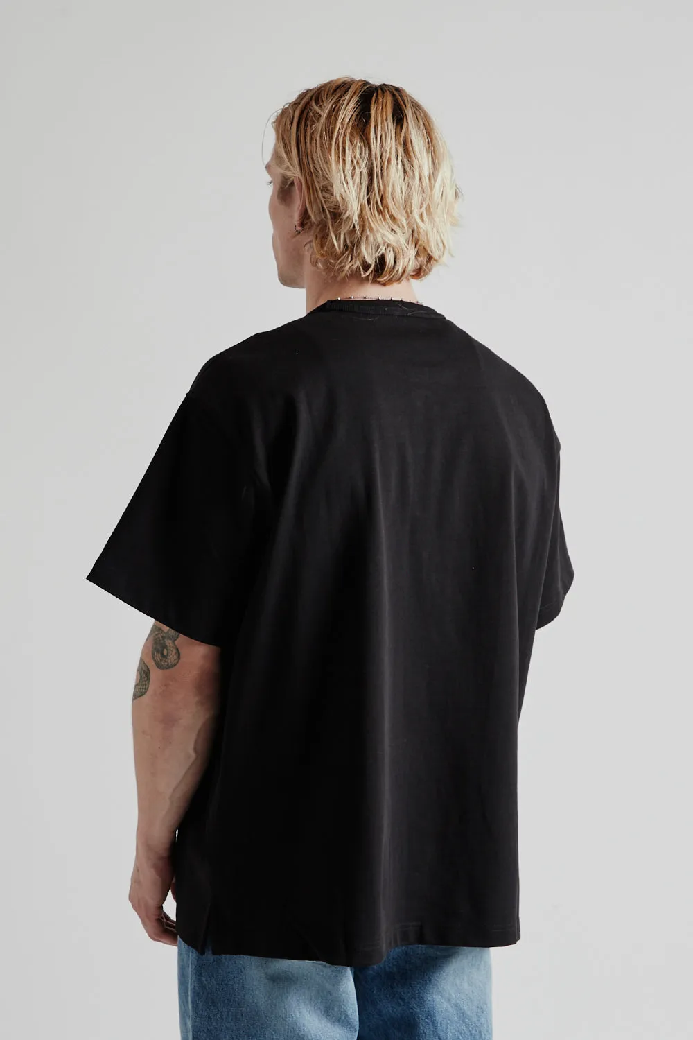 OG Double Rib Oversized Tee - Black