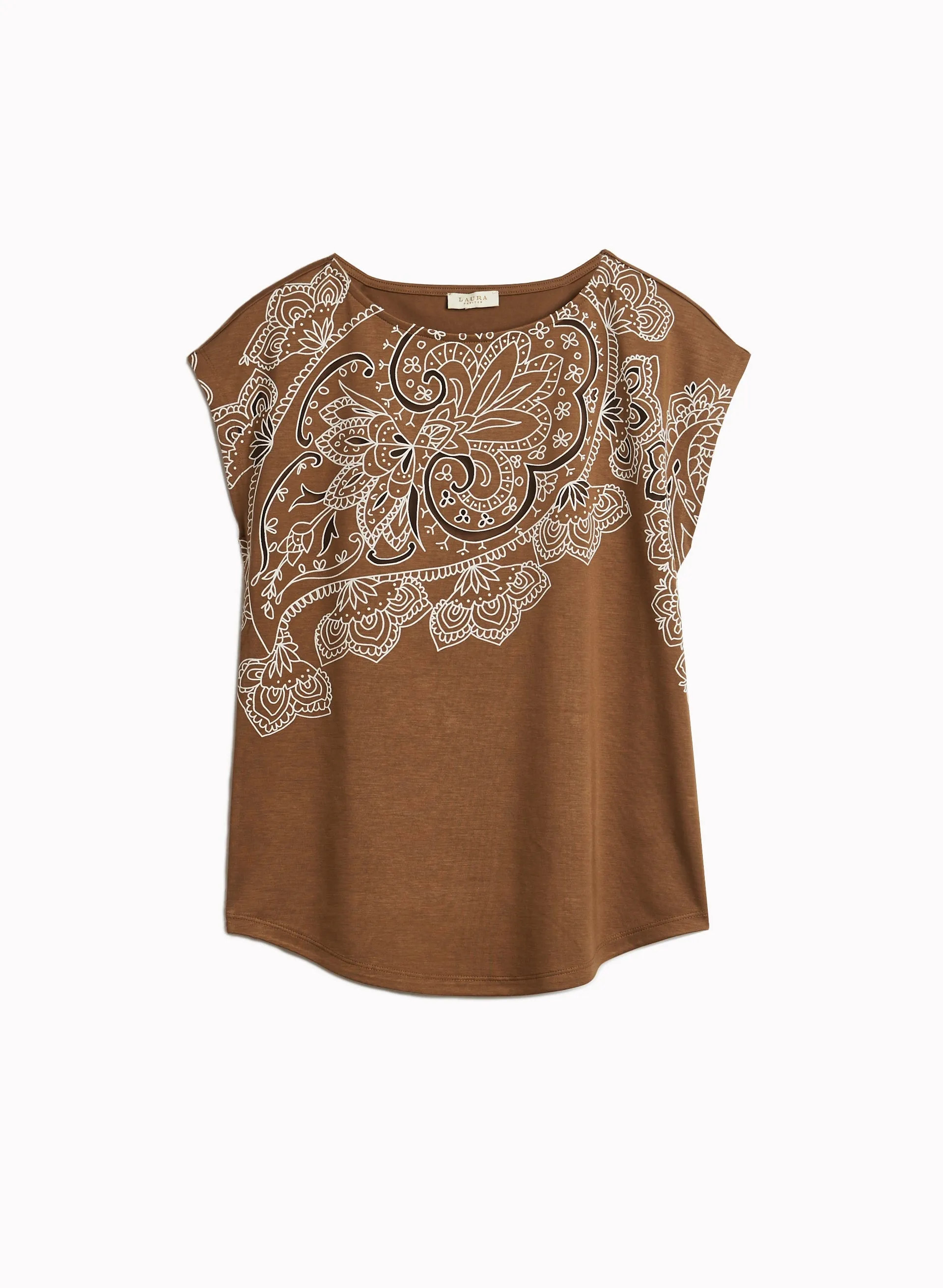 Paisley Detail Tee