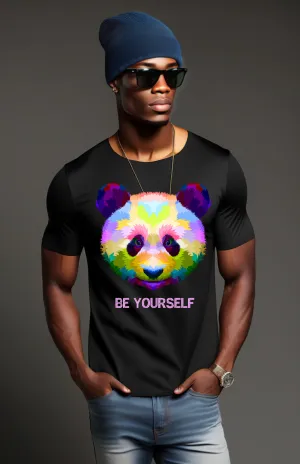 Panda Colorful Be Yourself T-Shirts | Grooveman Music