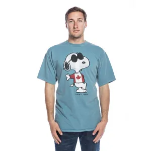 Peanuts Snoopy in Canada Flag T-Shirt with Name Drop Toronto