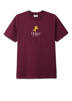pixie logo tee - Burgundy