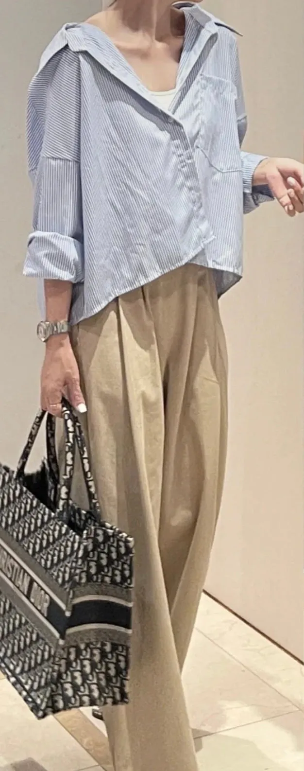 Pleated Back Loose Fit Shirts