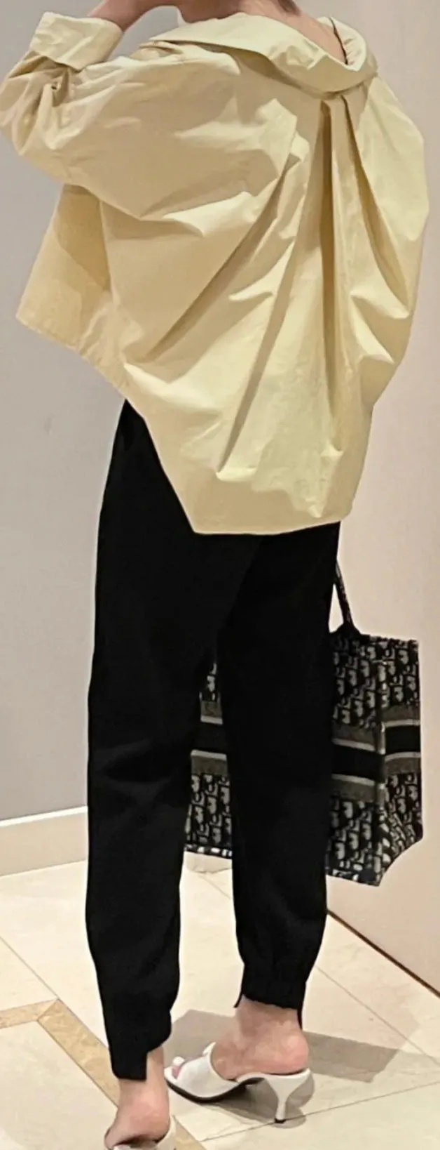 Pleated Back Loose Fit Shirts