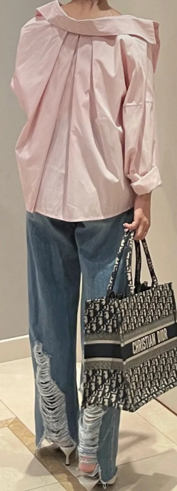 Pleated Back Loose Fit Shirts