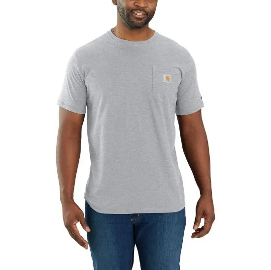 PR ONLY Carhartt 104616 Men's Force Relaxed Fit Midweight Short Sleeve Pocket T-Shirt