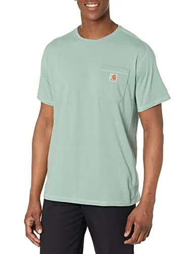 PR ONLY Carhartt 104616 Men's Force Relaxed Fit Midweight Short Sleeve Pocket T-Shirt