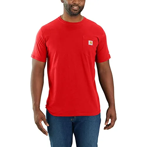 PR ONLY Carhartt 104616 Men's Force Relaxed Fit Midweight Short Sleeve Pocket T-Shirt