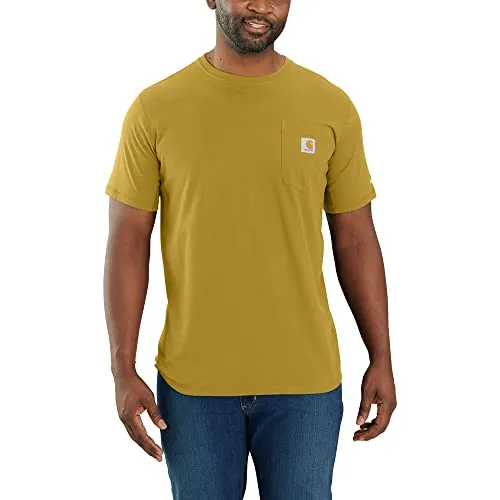 PR ONLY Carhartt 104616 Men's Force Relaxed Fit Midweight Short Sleeve Pocket T-Shirt