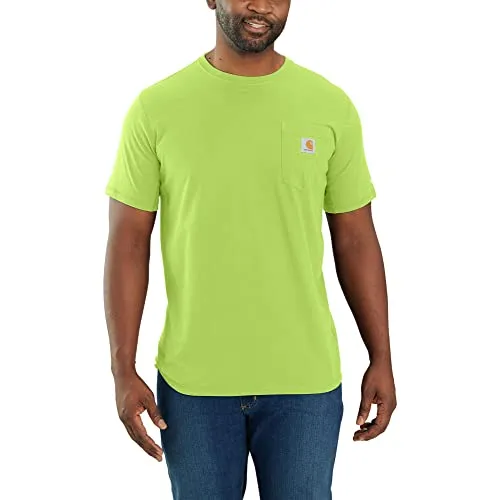 PR ONLY Carhartt 104616 Men's Force Relaxed Fit Midweight Short Sleeve Pocket T-Shirt