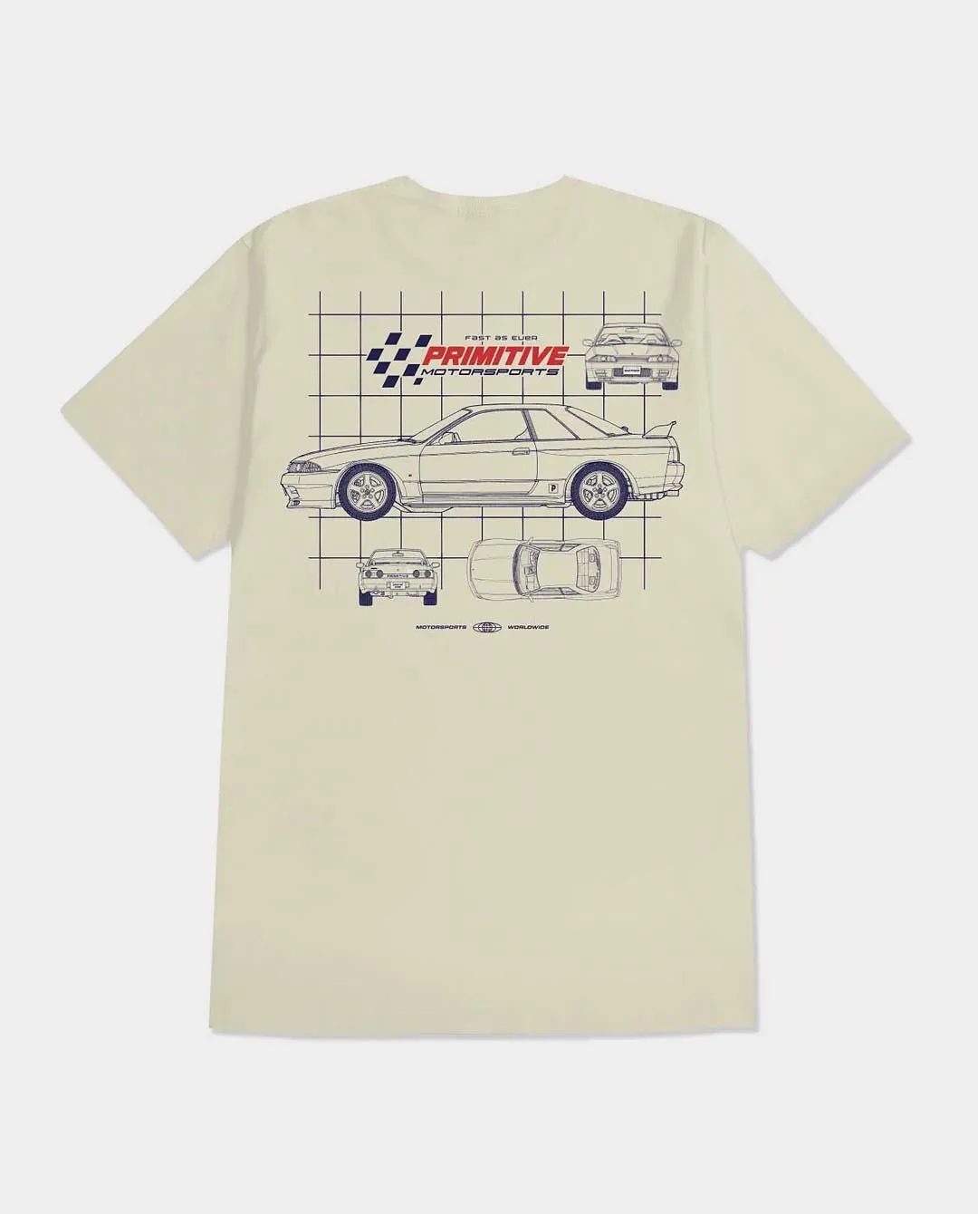 Primitive - Specs T-Shirt - Cream