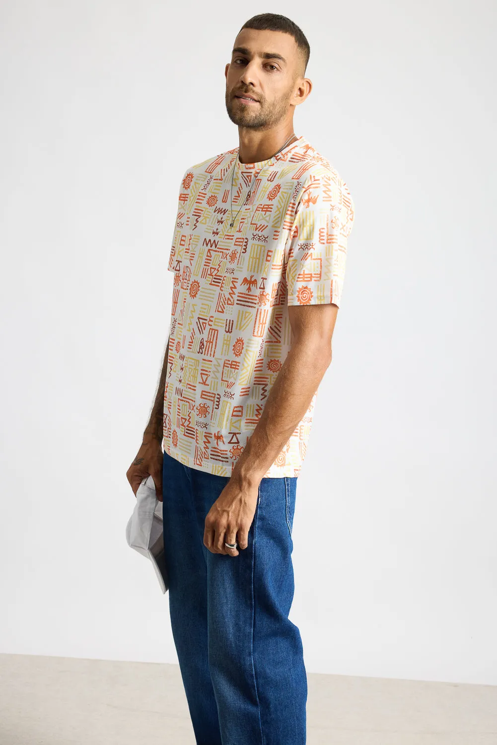 Printed Men's T-Shirt - Kinetic Kaleidoscope