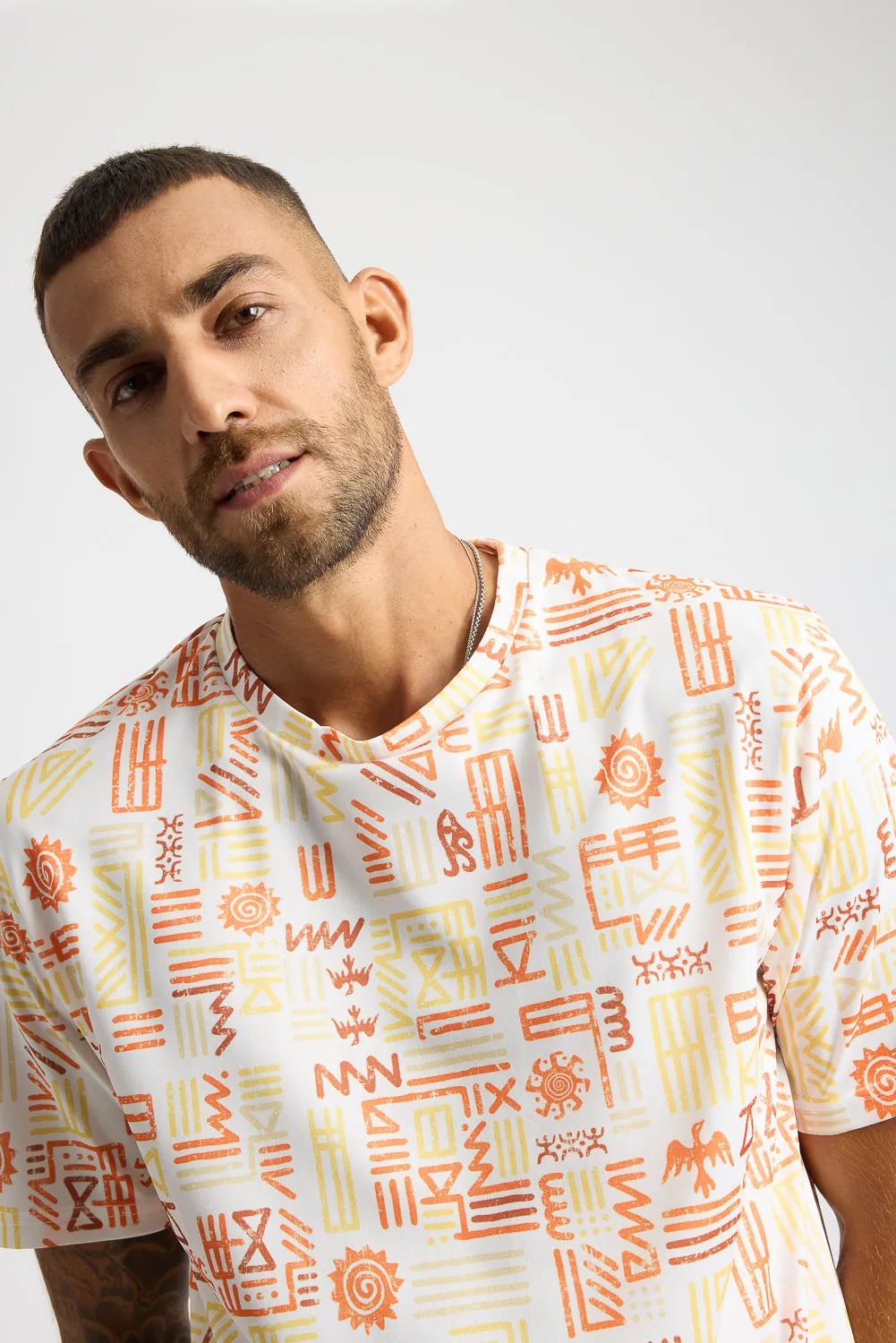 Printed Men's T-Shirt - Kinetic Kaleidoscope