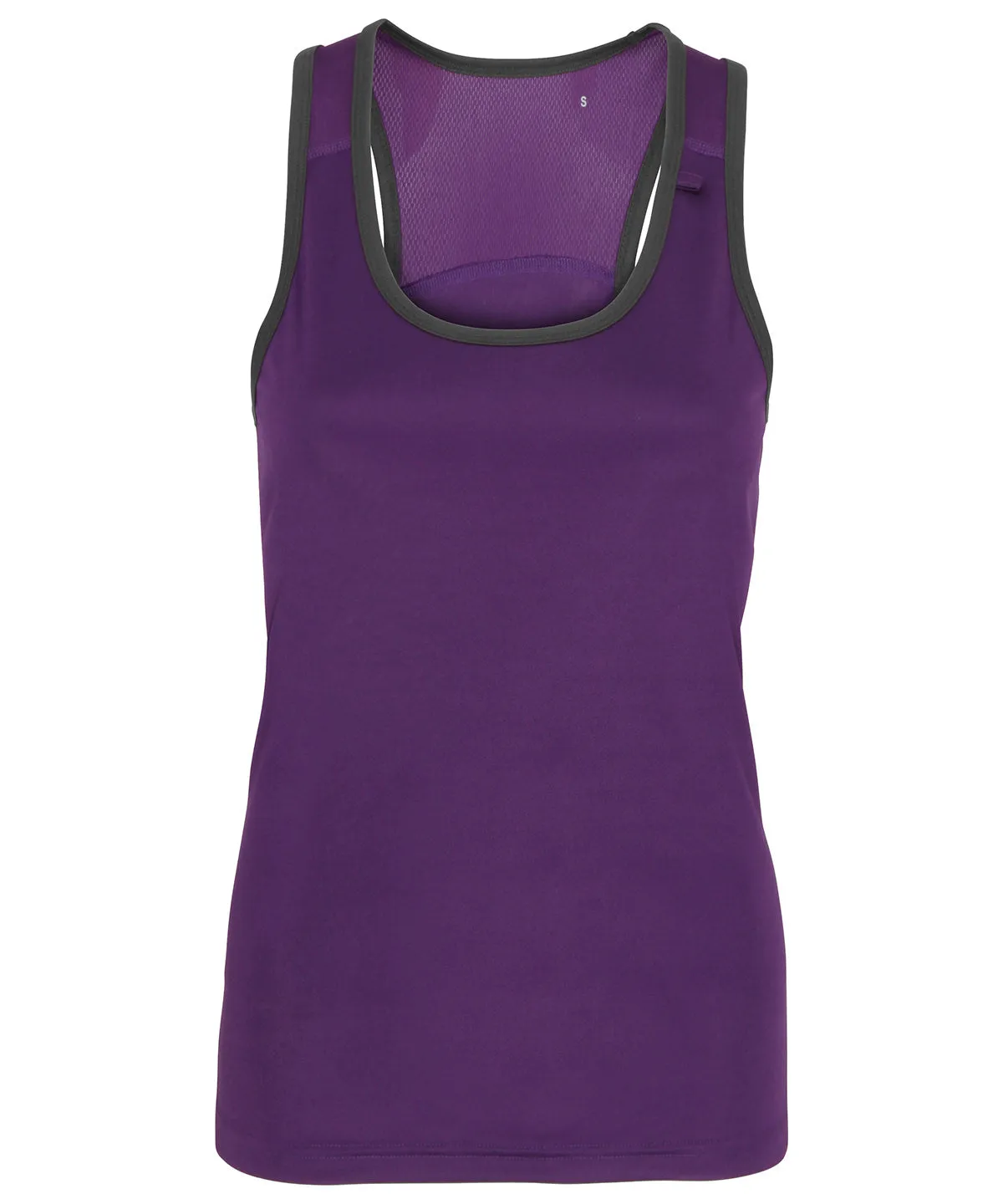 Purple/Charcoal - Women's TriDri® panelled fitness vest