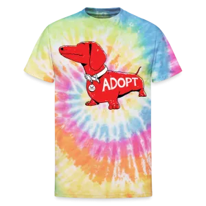"Big Red Dog" Tie Dye T-Shirt