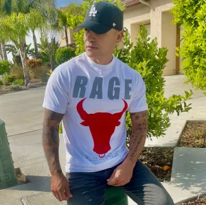 Rage Bull - White T-Shirt