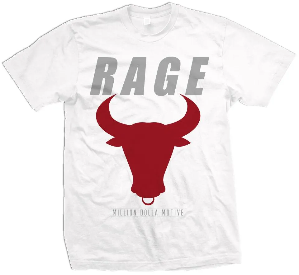 Rage Bull - White T-Shirt