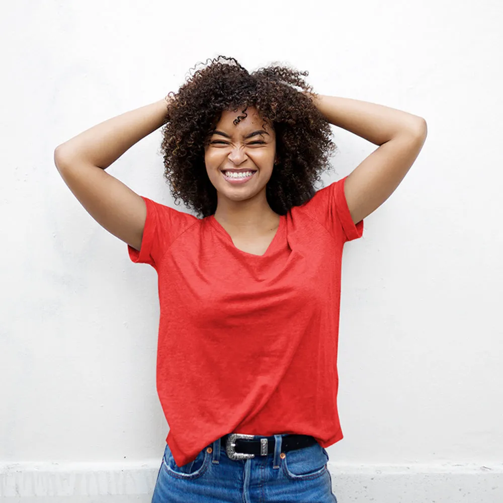 Red Melange T shirt