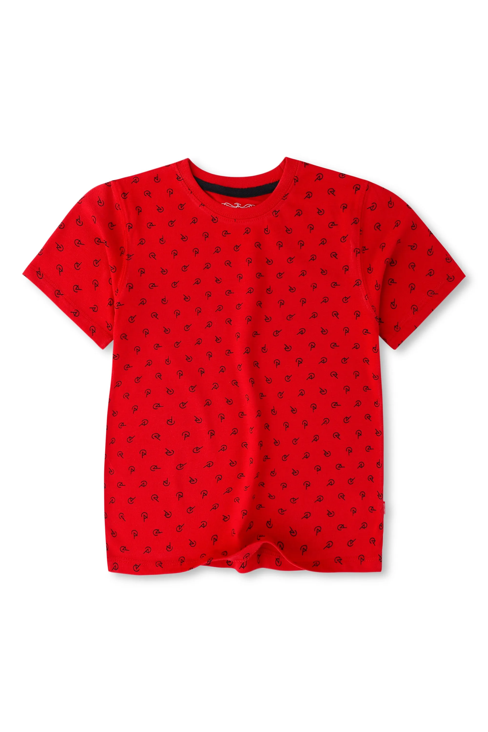 Red Rotary Crew Neck Tee