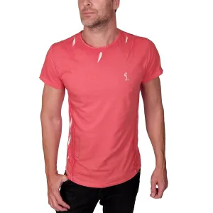 RELIGION - "BLOCK" SS Crew T-Shirt in Soft Red