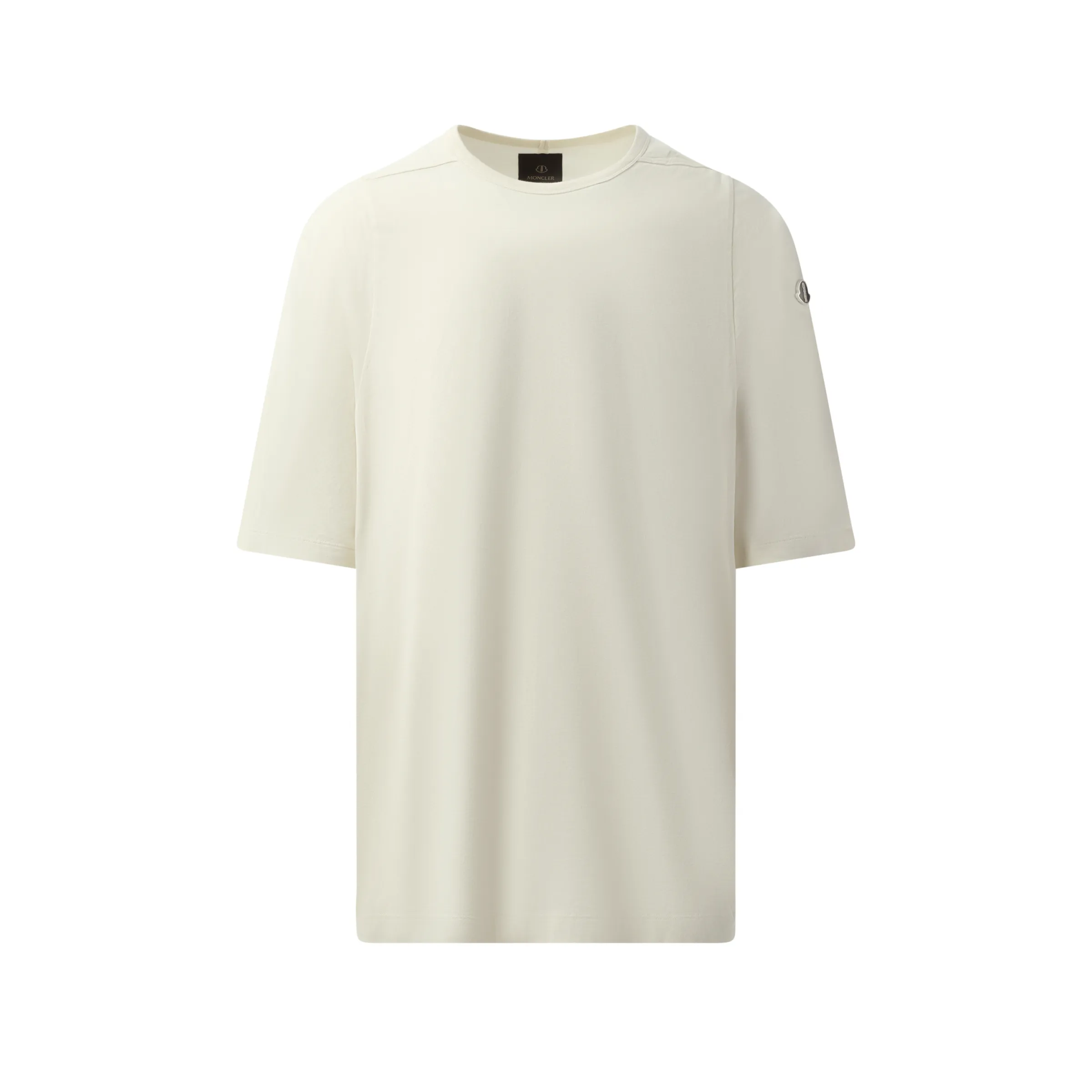 Rick Owens x Moncler Crewneck SS T-Shirt in Milk
