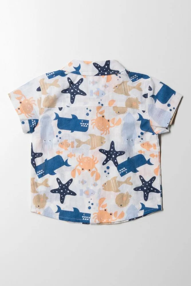 Short Sleeve Shirt Cream