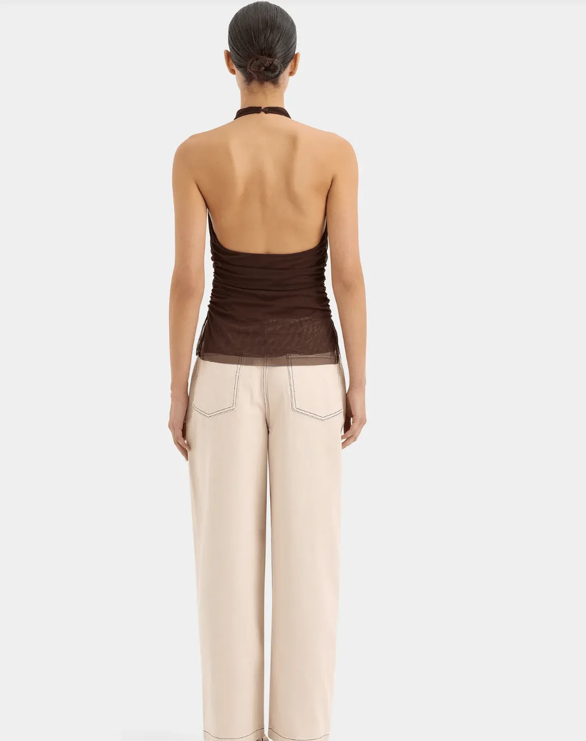 Sir The Label - Jacques Mesh Halter Top