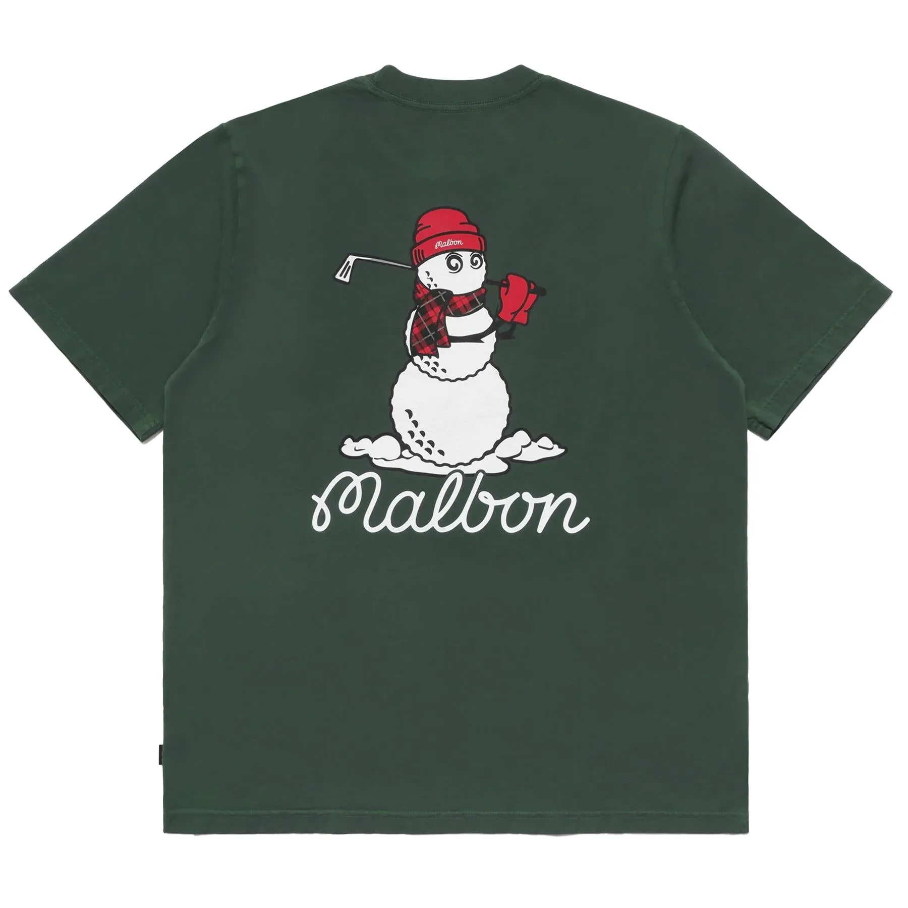 Snowman Buckets Tee Forest - W24
