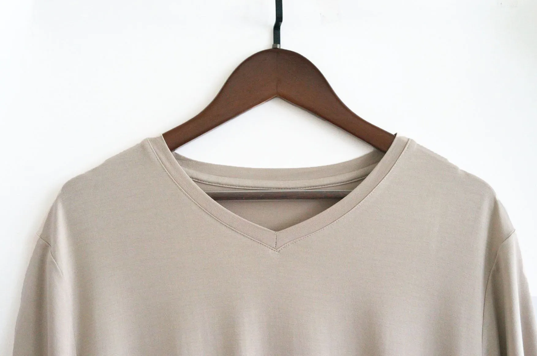 SOFTEE Women's Bamboo V Neck T-shirt