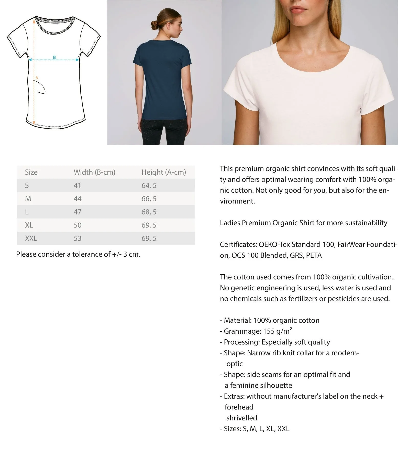 ST!NK - artist Anonymous, Believe Black - Women Premium Organic Shirt