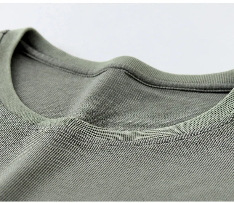 Stylish Round Collar Men's Tee