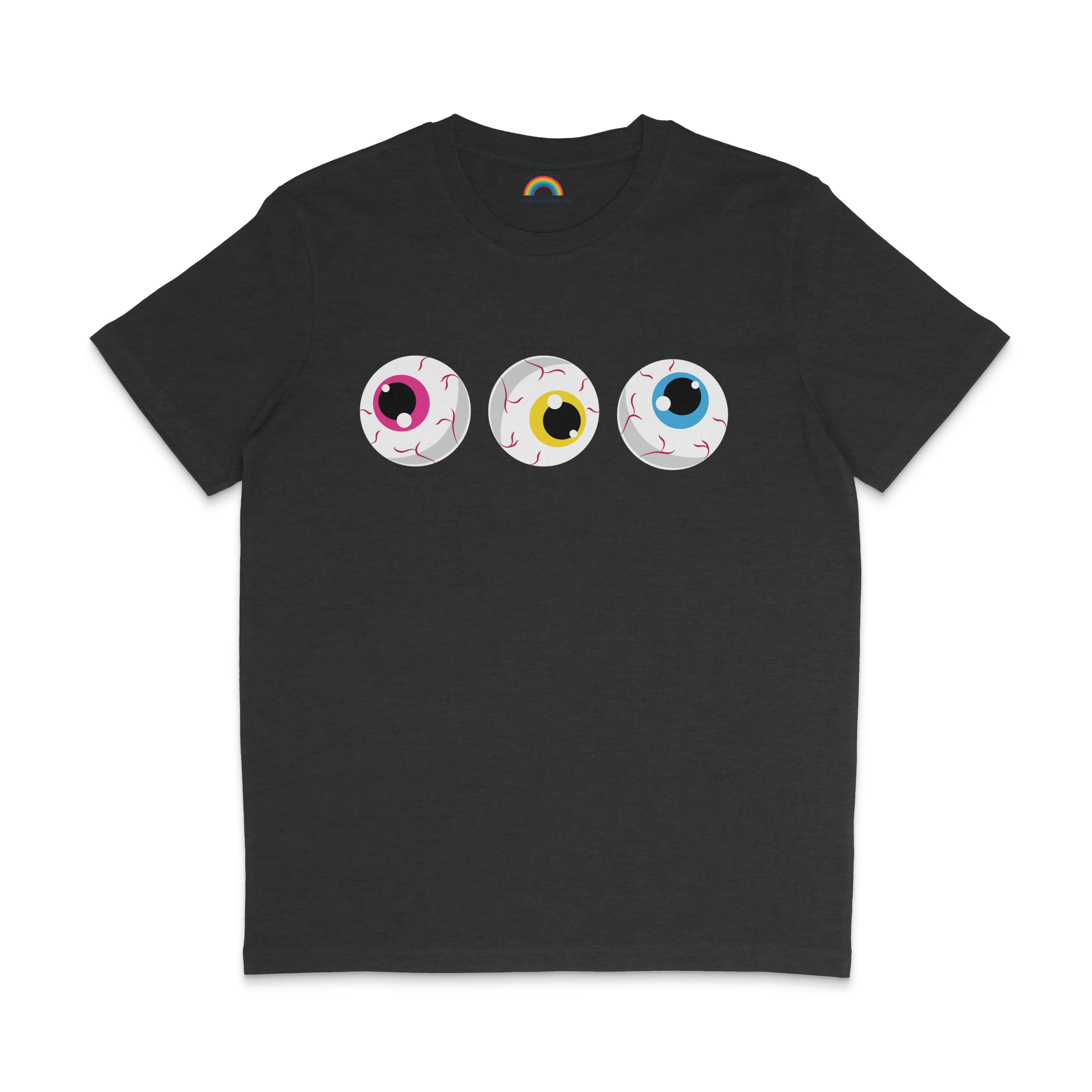 Subtle Pride Eyeballs Halloween Pride Shirt