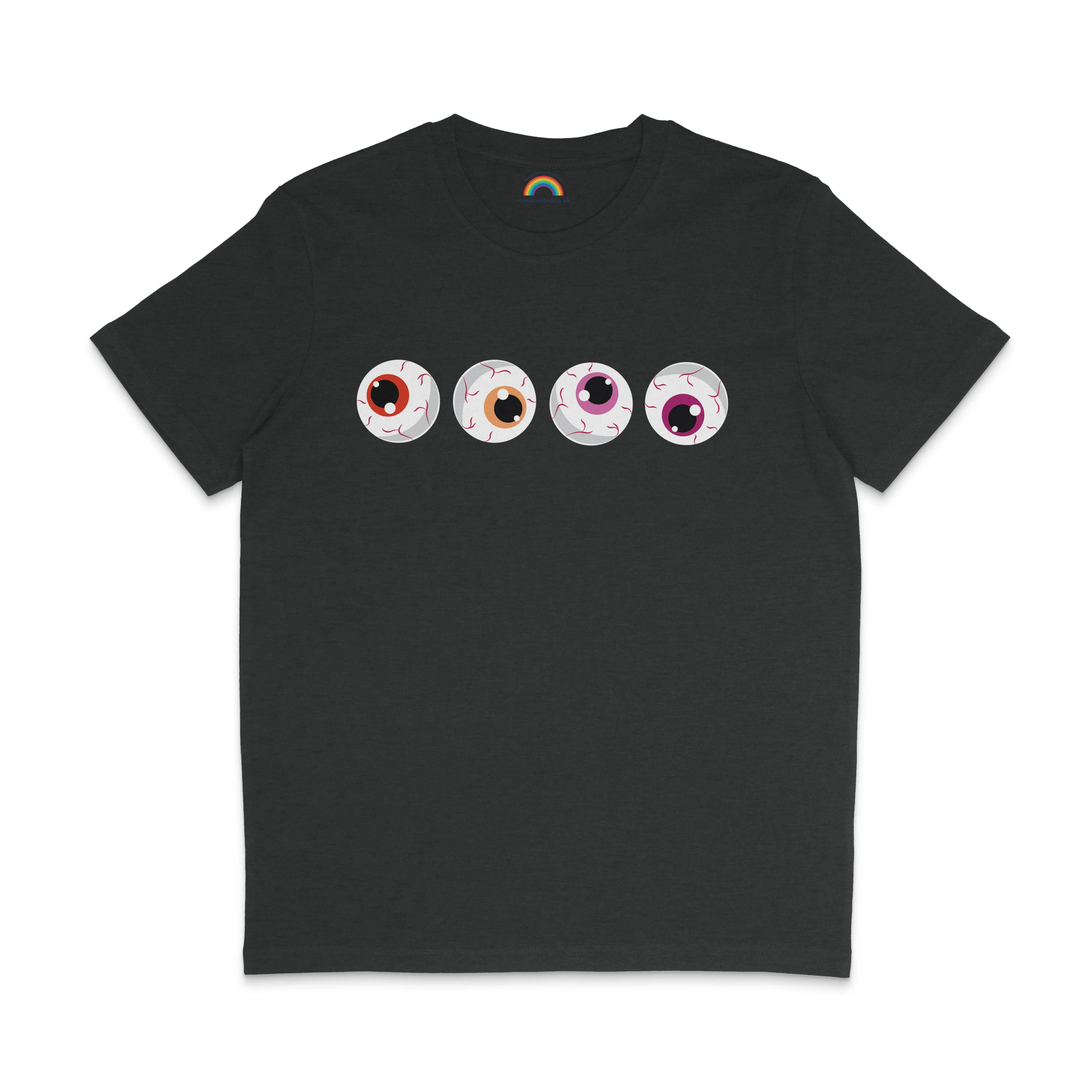 Subtle Pride Eyeballs Halloween Pride Shirt
