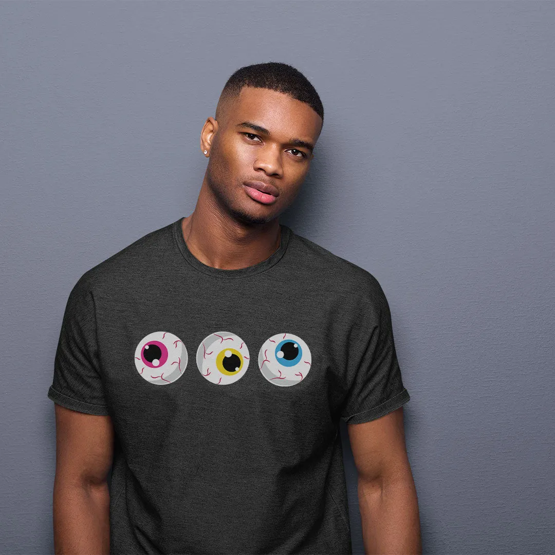 Subtle Pride Eyeballs Halloween Pride Shirt