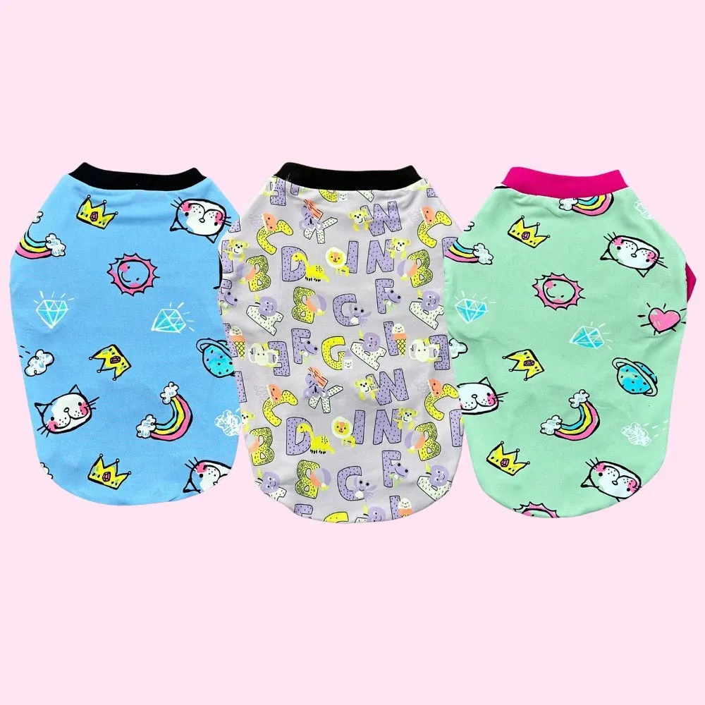Super Saver Pack of 3 T-shirts Groovy