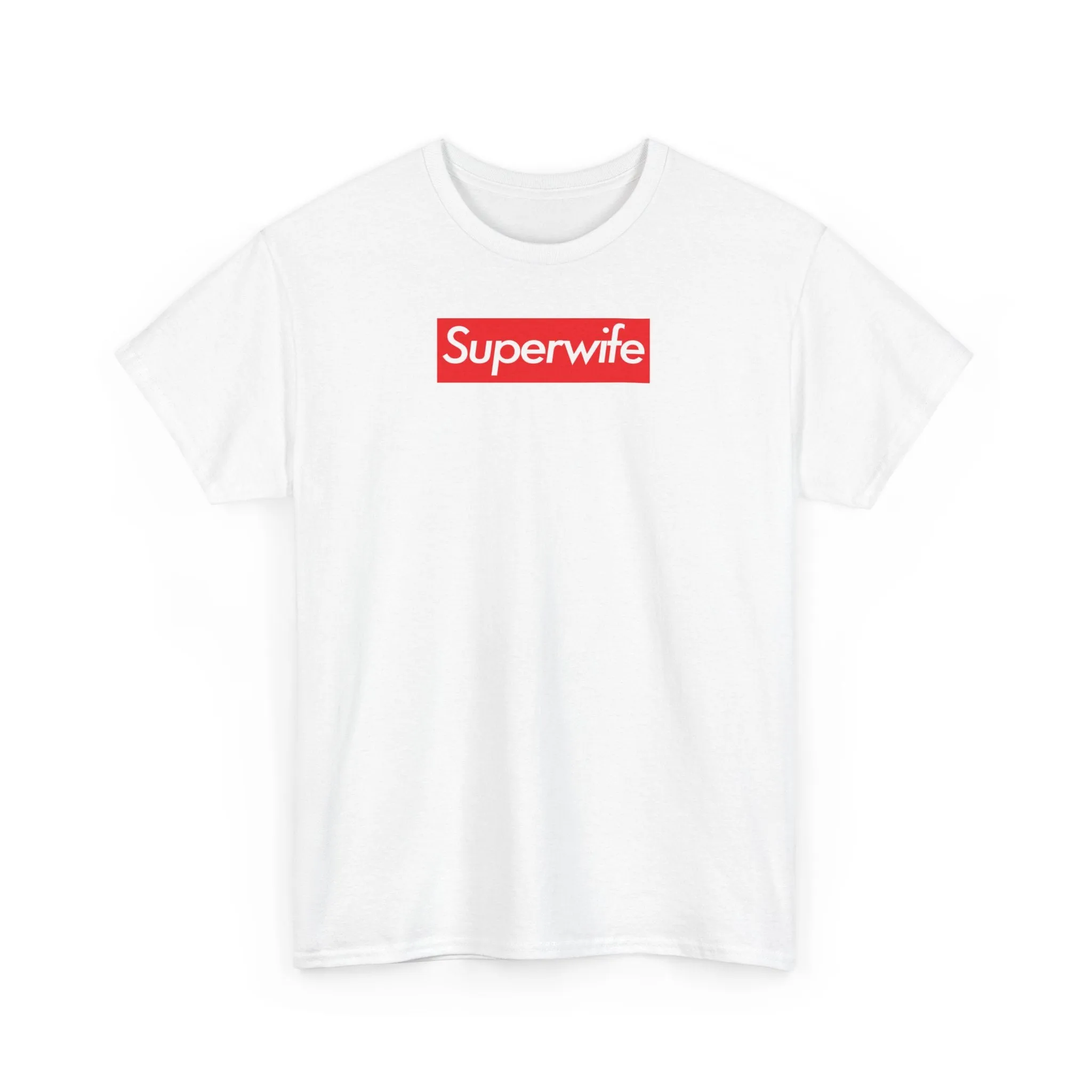 Superwife Unisex Heavy Cotton Tee Shirt T-shirt super Inspired Funny Wife Lover Appreciation Gift For Partner Wedding Thank You Thankful Birthday Christmas