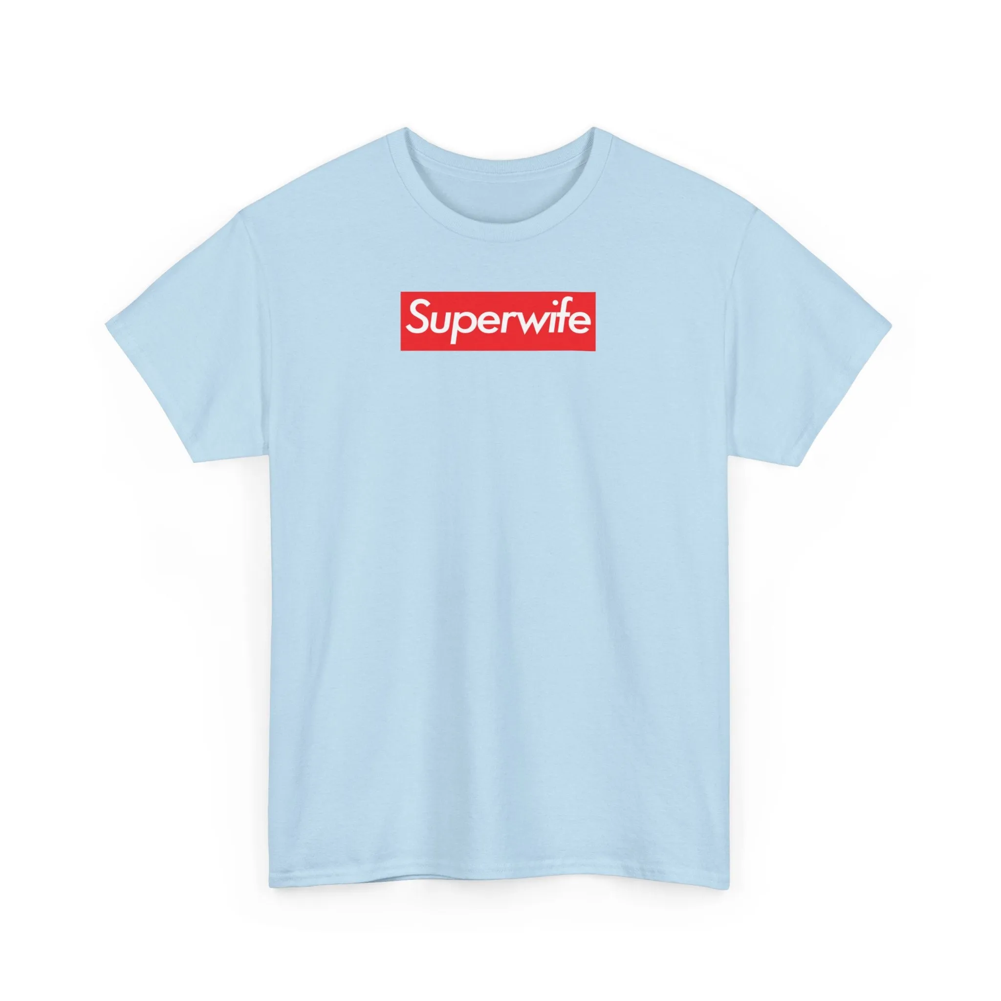 Superwife Unisex Heavy Cotton Tee Shirt T-shirt super Inspired Funny Wife Lover Appreciation Gift For Partner Wedding Thank You Thankful Birthday Christmas