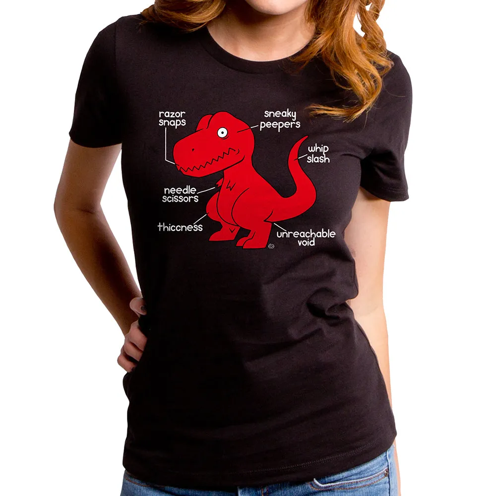 T-Rex Dino Anatomy Women's T-Shirt