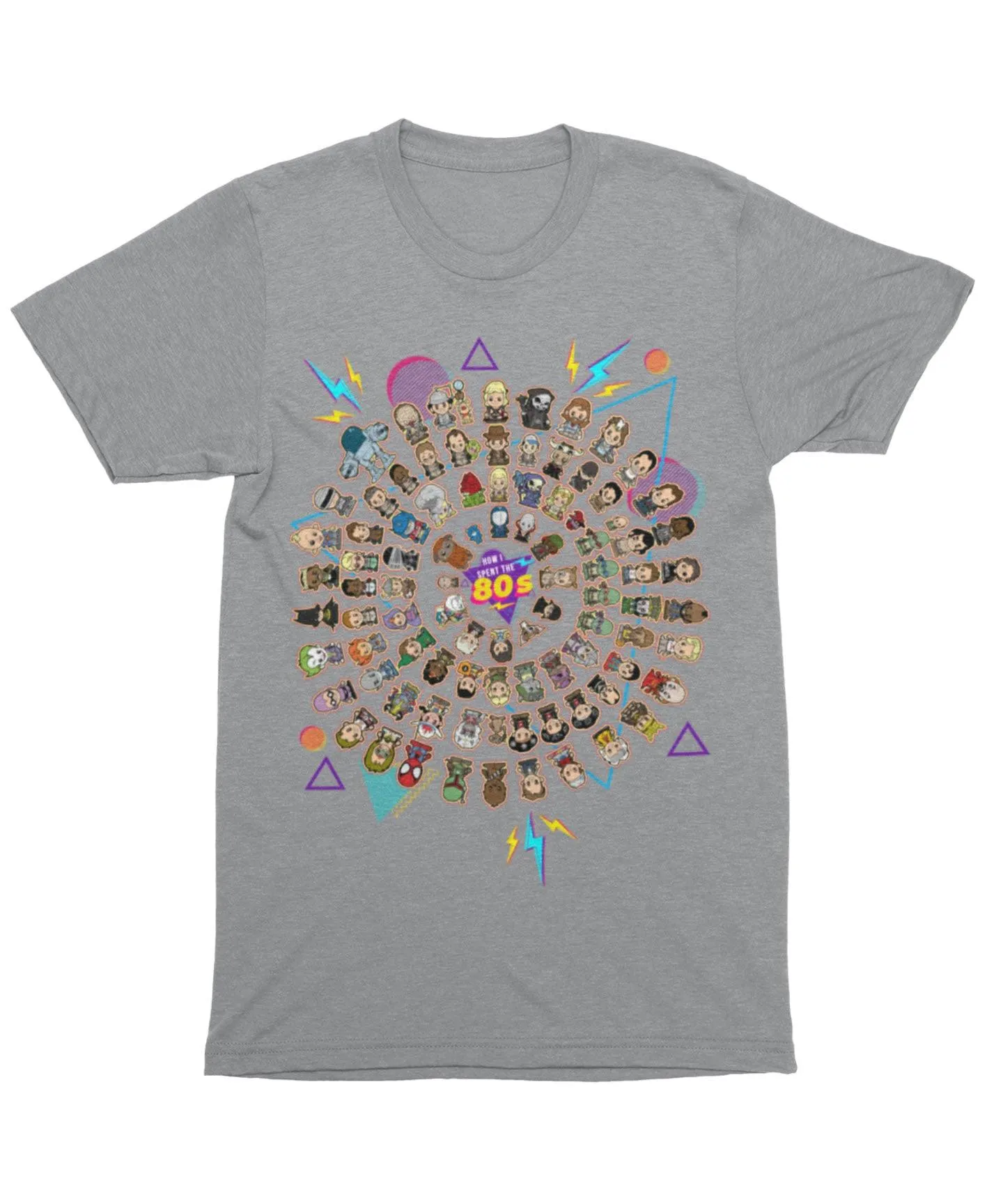 Top Notchy Circular How I spent The 80s T-Shirt