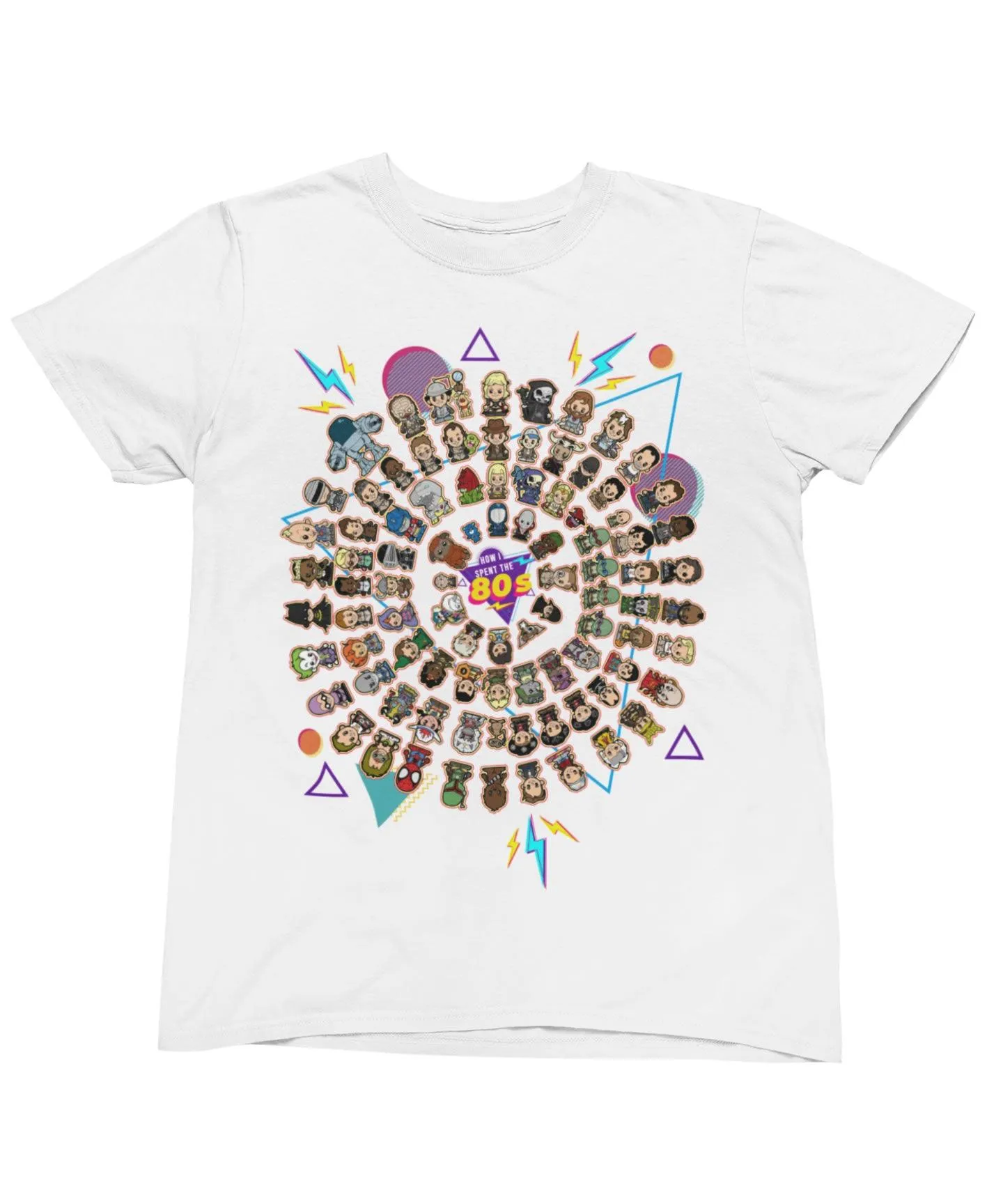 Top Notchy Circular How I spent The 80s T-Shirt